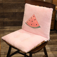 HKM-492371 Nordic Style Thickened Polyester Fiber Chair Cushion - Multi-Colored Plant Pattern