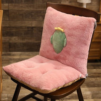 HKM-492371 Nordic Style Thickened Polyester Fiber Chair Cushion - Multi-Colored Plant Pattern