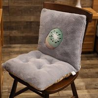HKM-492371 Nordic Style Thickened Polyester Fiber Chair Cushion - Multi-Colored Plant Pattern