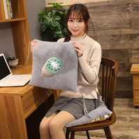 HKM-492371 Nordic Style Thickened Polyester Fiber Chair Cushion - Multi-Colored Plant Pattern