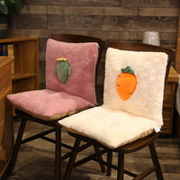 HKM-492371 Nordic Style Thickened Polyester Fiber Chair Cushion - Multi-Colored Plant Pattern