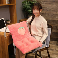HKM-492371 Nordic Style Thickened Polyester Fiber Chair Cushion - Multi-Colored Plant Pattern