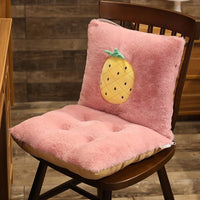 HKM-492371 Nordic Style Thickened Polyester Fiber Chair Cushion - Multi-Colored Plant Pattern
