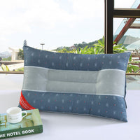 HKM-492435 Pearl Cotton Cassia Seed Physiotherapy Pillow - Brushed Polyester Fiber Filling, 42x65cm, 5.1-10cm Height