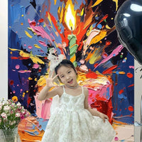 HKM-492563 Birthday Hanging Cloth Decoration for Cake Backdrop - Multiple Sizes Available