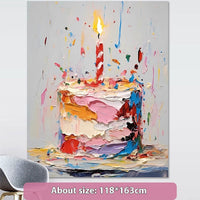 HKM-492563 Birthday Hanging Cloth Decoration for Cake Backdrop - Multiple Sizes Available