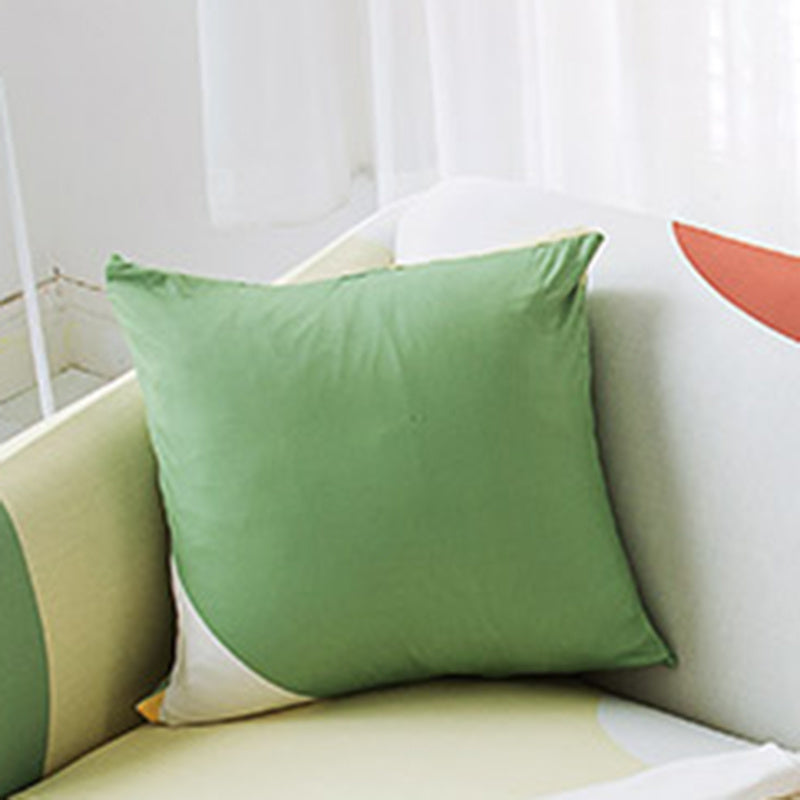 HKM-492691 Universal Stretch Sofa Cover - Soft Fabric, Plant Floral Design, Fits Most Sofas 1-4 Seats
