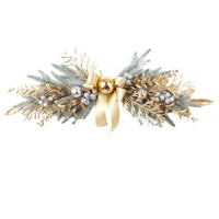 HKM-492755 Golden Plastic Wire Garland for Home Decoration - Simple & Modern Wall Hanging, Available in Multiple Sizes