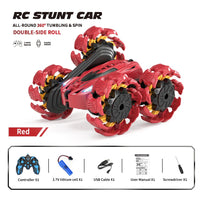 HKM-492883 4WD Double-Sided Swing Arm Remote Control Stunt Car with Expansion Wheel for Kids