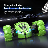 HKM-492883 4WD Double-Sided Swing Arm Remote Control Stunt Car with Expansion Wheel for Kids