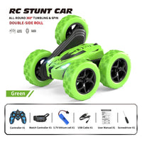 HKM-492883 4WD Double-Sided Swing Arm Remote Control Stunt Car with Expansion Wheel for Kids