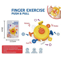 HKM-493203 Baby Finger Exercise Push-Pull Rattle Toy for Hand-Eye Coordination and Fidgeting Fun