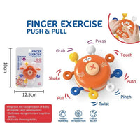 HKM-493203 Baby Finger Exercise Push-Pull Rattle Toy for Hand-Eye Coordination and Fidgeting Fun