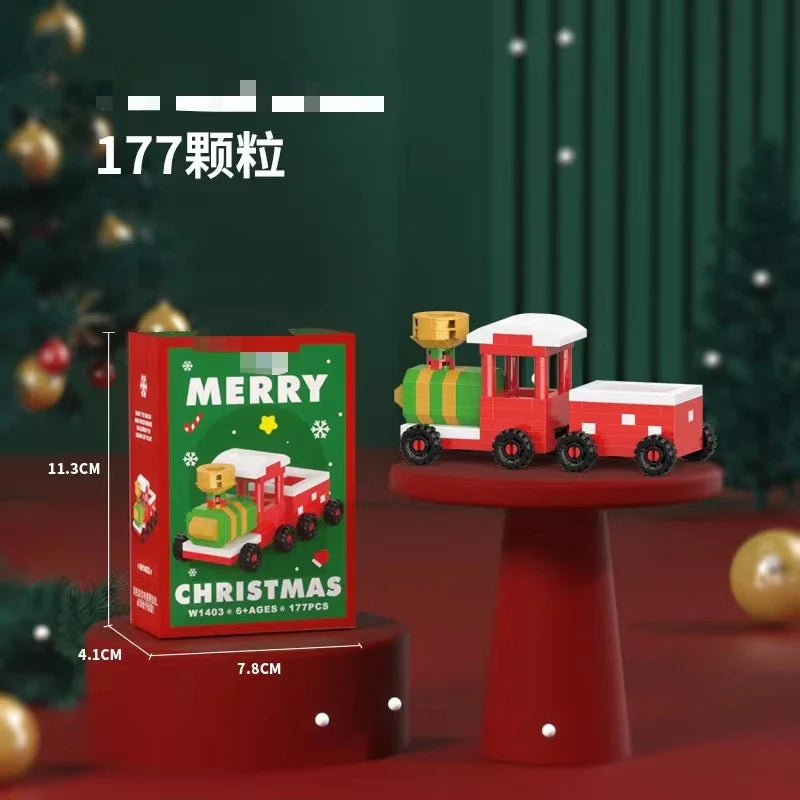 KTX-493459 Creative Christmas Building Block Set for Kids - DIY Construction Toy for All Ages
