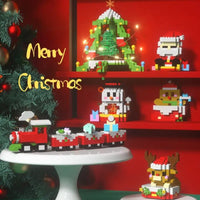 HKM-493459 Creative Christmas Building Block Set for Kids - DIY Construction Toy for All Ages