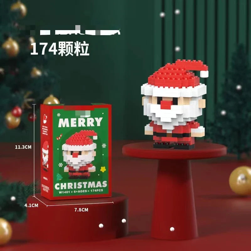 KTX-493459 Creative Christmas Building Block Set for Kids - DIY Construction Toy for All Ages