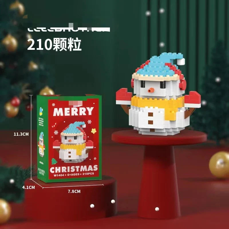 KTX-493459 Creative Christmas Building Block Set for Kids - DIY Construction Toy for All Ages