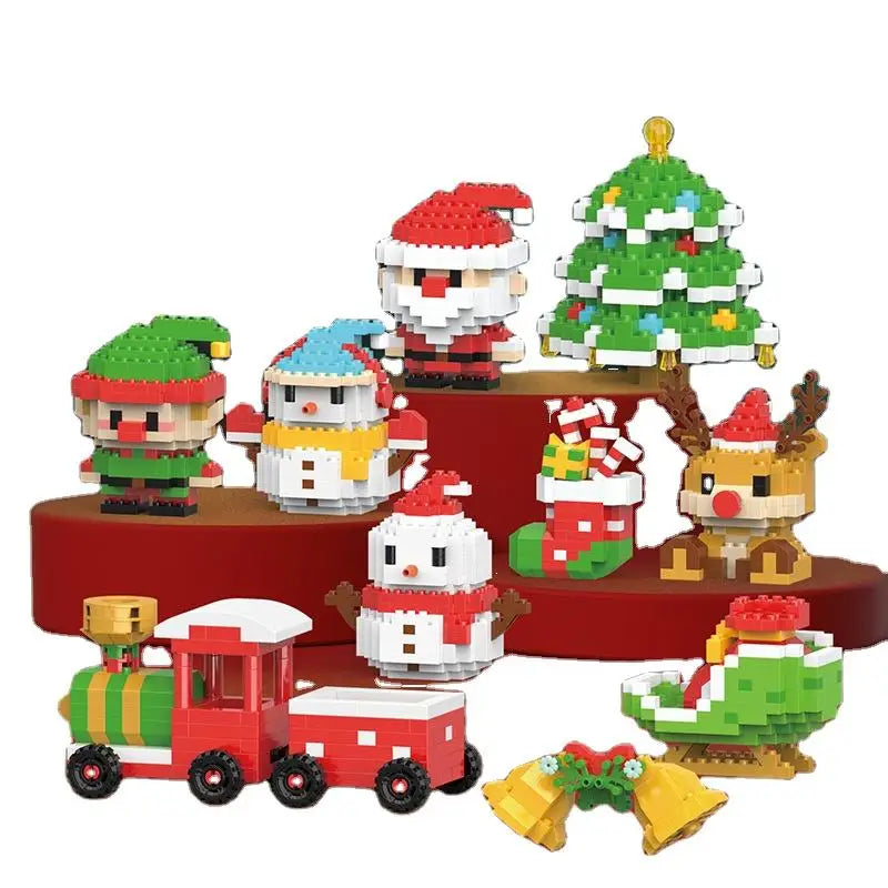 KTX-493459 Creative Christmas Building Block Set for Kids - DIY Construction Toy for All Ages