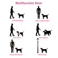 HKM-493459 Multi-purpose Reflective Pet Leash for Dogs and Cats, Nylon Material, Available in Various Colors