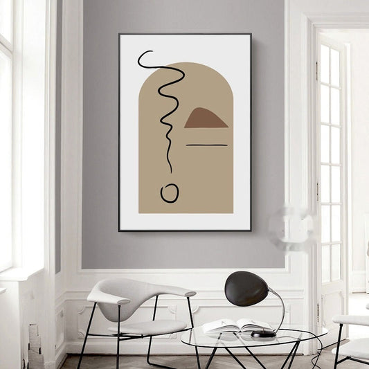 HKM-493715 Decorative Canvas Mural for Living Room - Cartoon Style Wall Art in Various Sizes