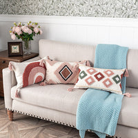 HKM-493779 Geometric Abstract Cotton Velvet Pillowcase for Stylish Home Decor