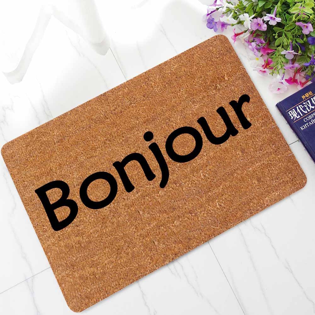 HKM-493843 Customized Printed Rubber Floor Mat – Multiple Sizes Available (40x60cm to 70x120cm)