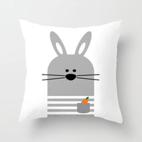 HKM-493907 Star Moon Cartoon Pillowcase - 45x45cm Decorative Cushion Cover