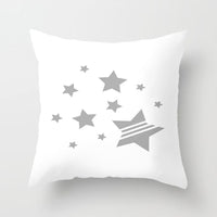 HKM-493907 Star Moon Cartoon Pillowcase - 45x45cm Decorative Cushion Cover