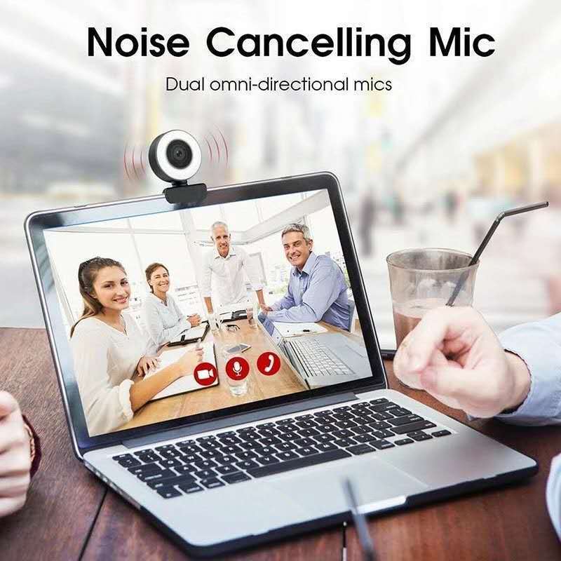 HKM-493971 1080P HD Smart Computer Camera with Fill Light - Indoor Use, USB Connection