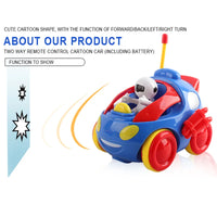 HKM-494035 Cartoon Space Doll Remote Control Car for Kids - Mini Electric Vehicle, Indoor/Outdoor RC Toy