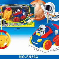 HKM-494035 Cartoon Space Doll Remote Control Car for Kids - Mini Electric Vehicle, Indoor/Outdoor RC Toy
