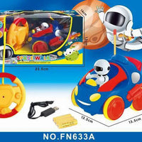 HKM-494035 Cartoon Space Doll Remote Control Car for Kids - Mini Electric Vehicle, Indoor/Outdoor RC Toy