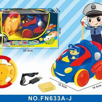 HKM-494035 Cartoon Space Doll Remote Control Car for Kids - Mini Electric Vehicle, Indoor/Outdoor RC Toy