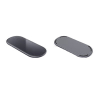 HKM-494163 Dual Wireless Charging Station with Indicator - Compatible with Type-C Devices, Starry Gray and Cool Silver