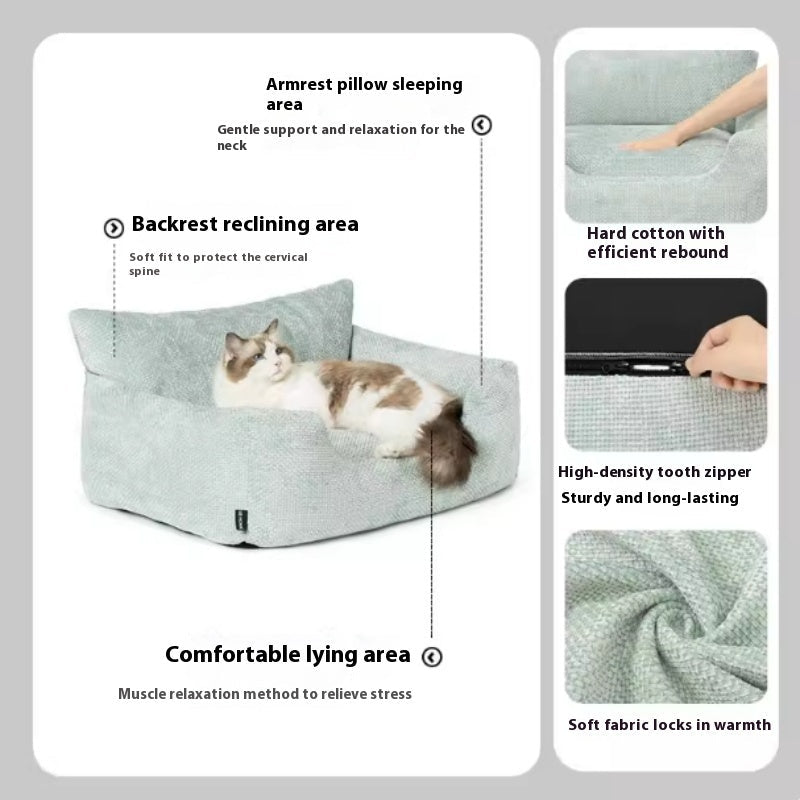 HKM-494163 Four-season Universal Detachable And Washable Pet Bed