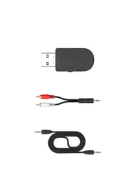 HKM-494291 USB Bluetooth Audio Receiver & Transmitter KN330 - 5.0 Version, 10m Wireless Range, USB/3.5mm Input