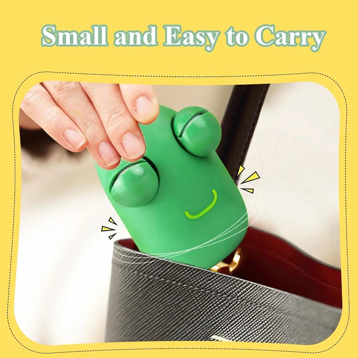 HKM-494419 Green Eye Bouncing Worm Squeeze Toy for Kids - Fun Novelty Gift for Ages 2 and Up