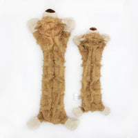 HKM-494419 Light Brown, Dark Purple, or Denim Blue Plush Teddy Bear Doll Toy for Pets - Size 36x15cm