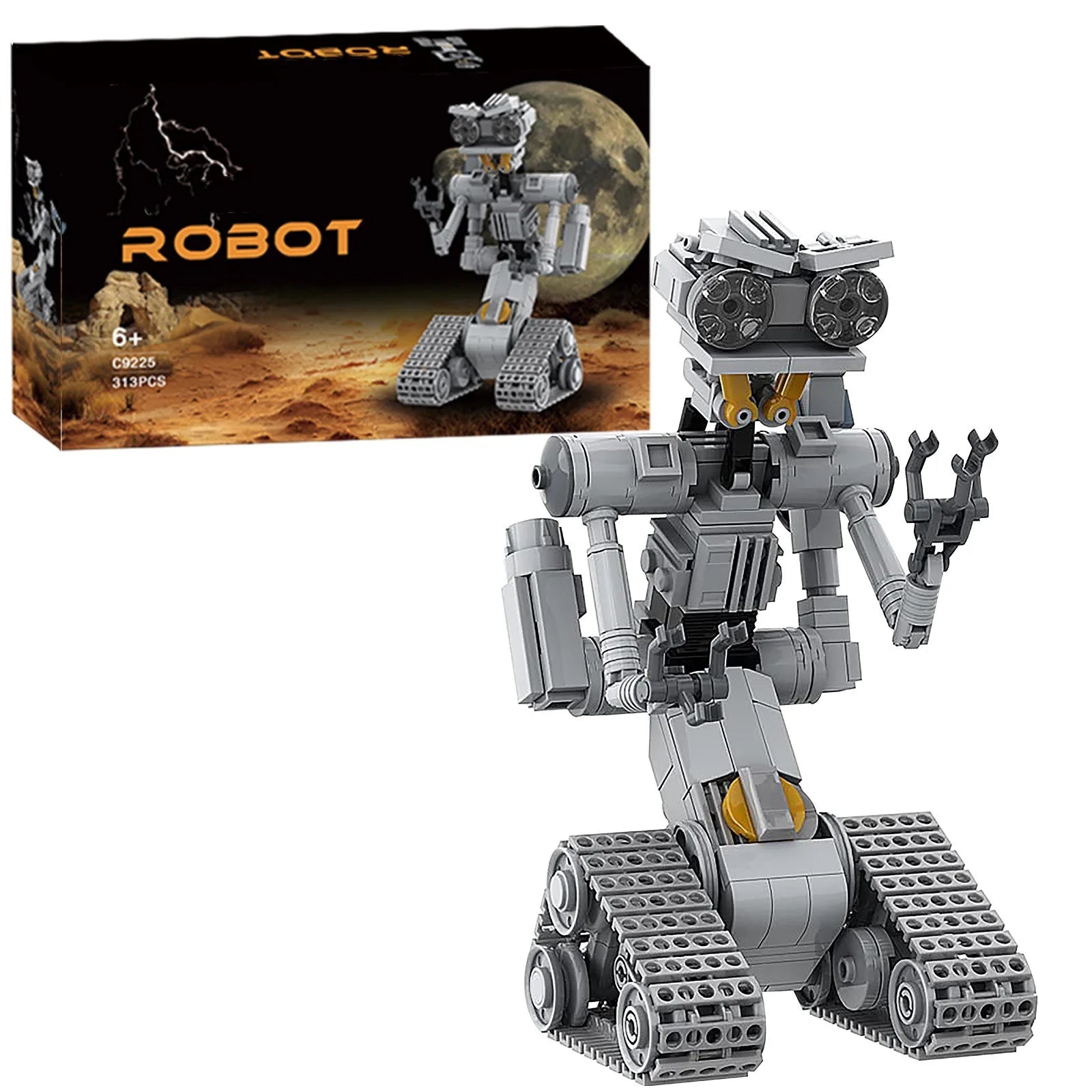 KTX-494611 DIY Robot Building Blocks - Educational Assembly Toy for Kids 0-14 Years