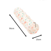 HKM-494611 Donut Cat Nest Tunnel for All Seasons - Extra Large Universal Toy Maze with Various Color Options