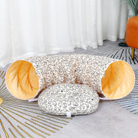 HKM-494611 Donut Cat Nest Tunnel for All Seasons - Extra Large Universal Toy Maze with Various Color Options
