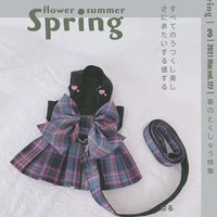 HKM-494739 Pet Chest and Back Traction Rope for Comfort and Control in Purple