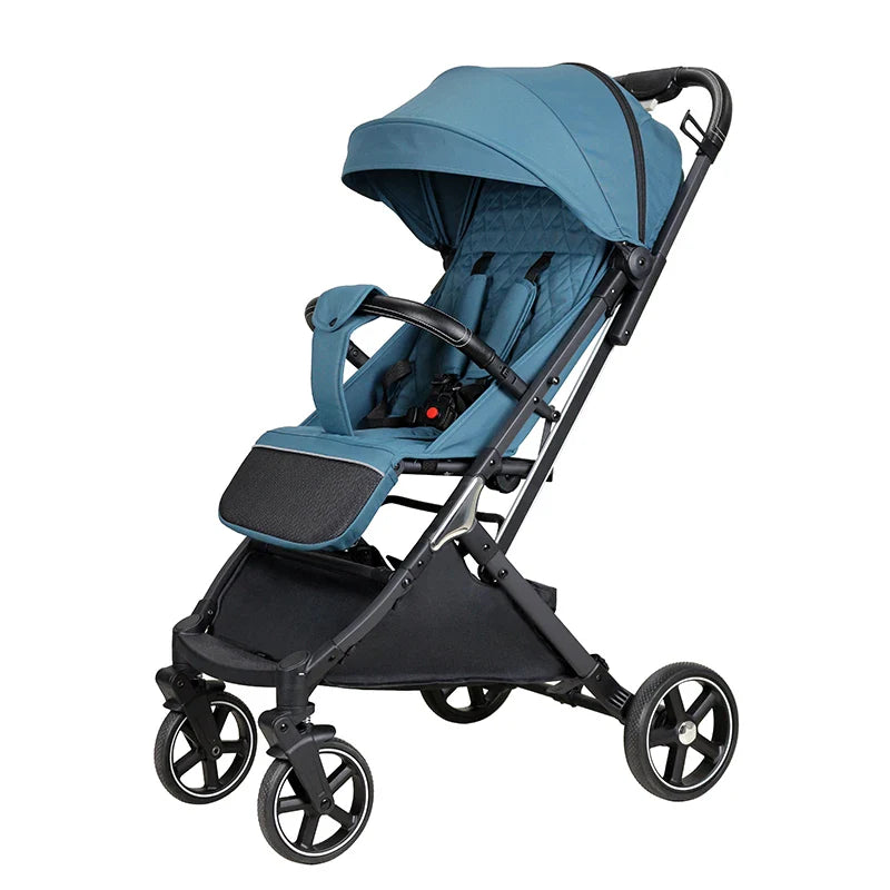 KTX-494803 Adjustable Baby Stroller for 0-3 Years with Shock Absorption Wheels and Customized Backrest/Leg Rest