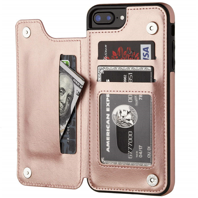 HKM-494867 Stylish Mobile Phone Case with Card Slots for Various Models