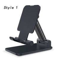 HKM-494995 Adjustable Metal Tablet & Phone Stand - Foldable Desk Holder for iPad and iPhone