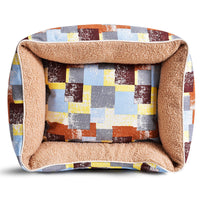 HKM-495059 Cozy Cartoon Square Dog Bed in Various Colors for Pets Up to 80kg