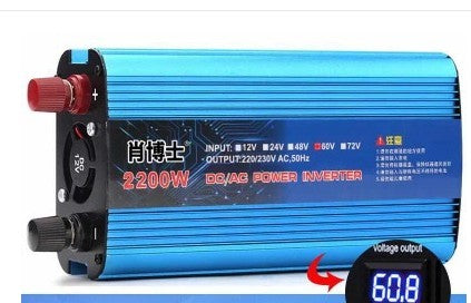 HKM-495123 500W/1200W/2200W Power Converter - 12V/24V/48V to 220V Vehicle Inverter for Home Use
