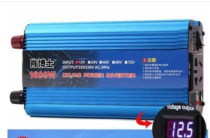 HKM-495123 500W/1200W/2200W Power Converter - 12V/24V/48V to 220V Vehicle Inverter for Home Use
