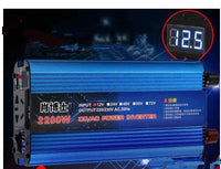 HKM-495123 500W/1200W/2200W Power Converter - 12V/24V/48V to 220V Vehicle Inverter for Home Use
