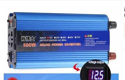 HKM-495123 500W/1200W/2200W Power Converter - 12V/24V/48V to 220V Vehicle Inverter for Home Use